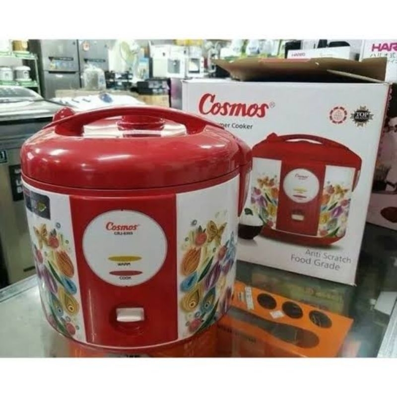 Jual Penanak Nasi Rice Cooker COSMOS CRJ6305 2 Liter Tidak Lengket