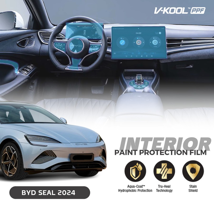 Jual VKOOL PPF Interior Protector Mobil BYD Seal - Panel / Anti Gores ...