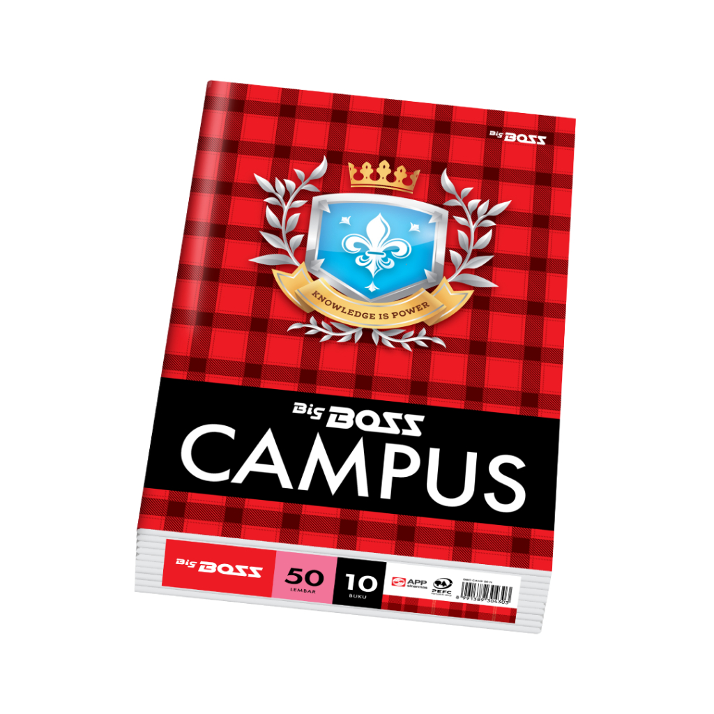 Bigboss Buku Tulis Campus 10 Pcs (1 PAK) 36/50 Lembar (4)
