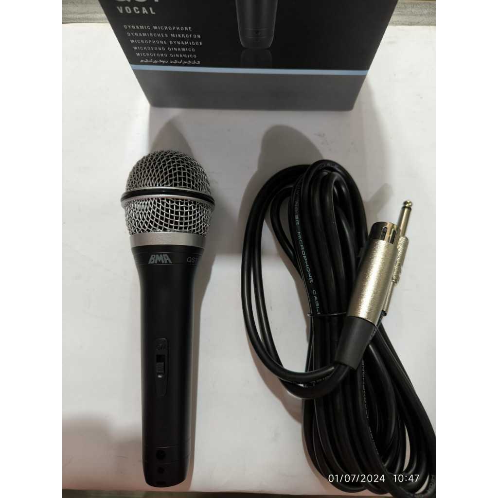 Jual MIC BMA QS7 Microphone Kabel Original | Shopee Indonesia