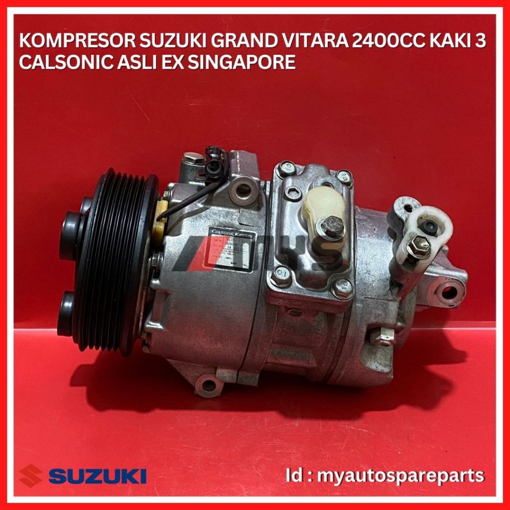 Jual KOMPRESOR AC Mobil SUZUKI Grand Vitara 2400 cc Kaki 3 CALSONIC ...
