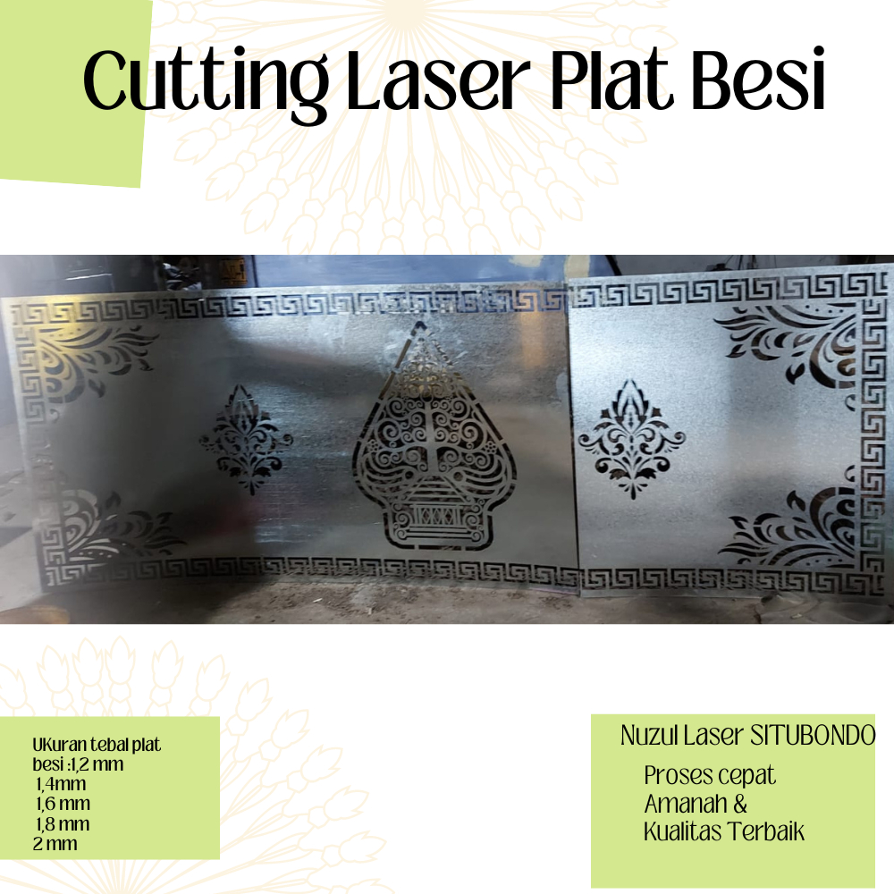 Jual Laser Cutting Situbondo Jasa Laser Cutting Metal Laser Cutting