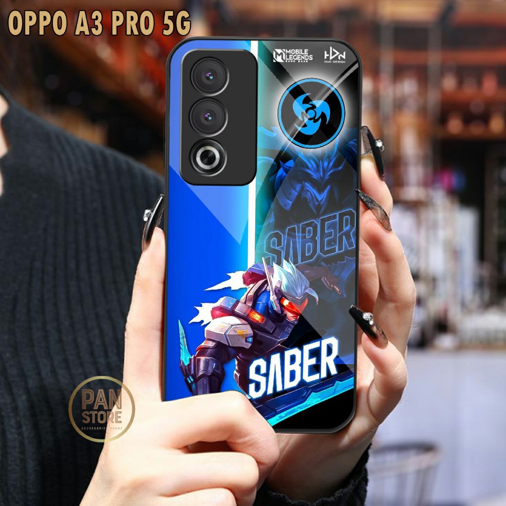 Jual Softcase Glass Case OPPO A3 PRO 5G Terbaru Casing Handphone