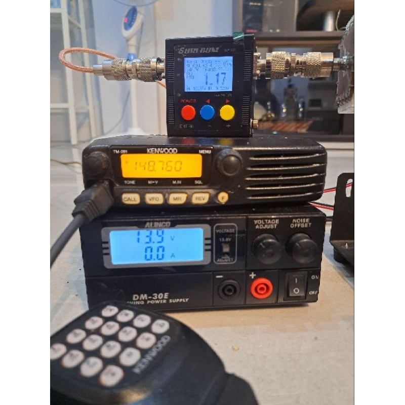 Jual RADIO RIG KENWOOD TM 281 ORI NORMAL Plus Breket ada kipas ...