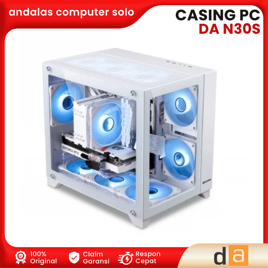 Jual Casing PC Case Gaming RGB Digital Alliance N30S Middle Tower M-ATX ...
