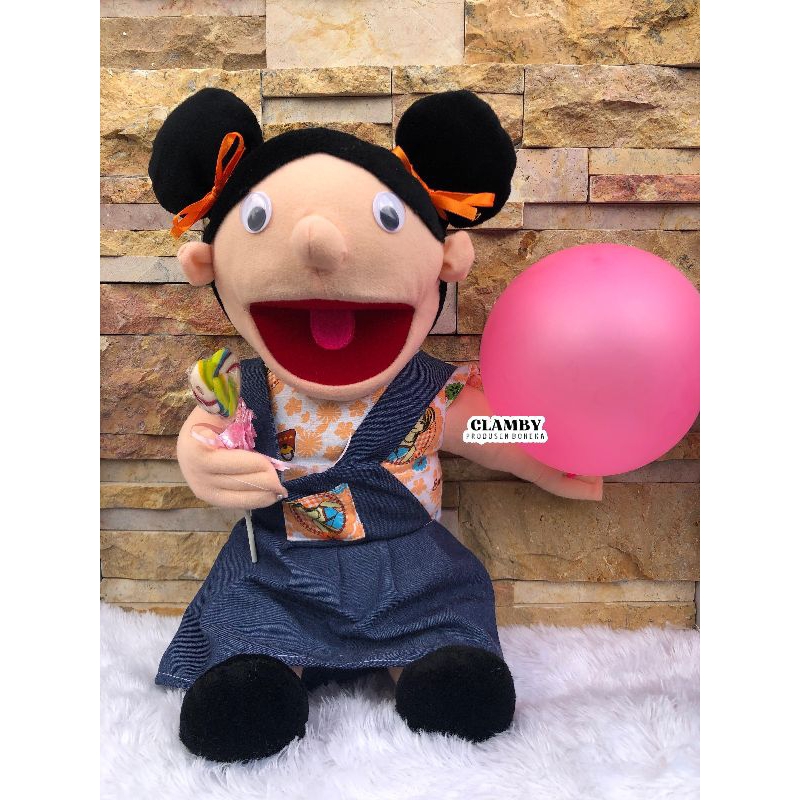 Jual Boneka Muppet Terbaru Karakter Adik Kaka Perempuan / Boneka ...