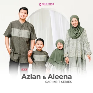 GIMIHIJAB - SARIMBIT LEBARAN AZLAN ALEENA - Sarimbit Keluarga Muslim / Couple Keluarga 2025