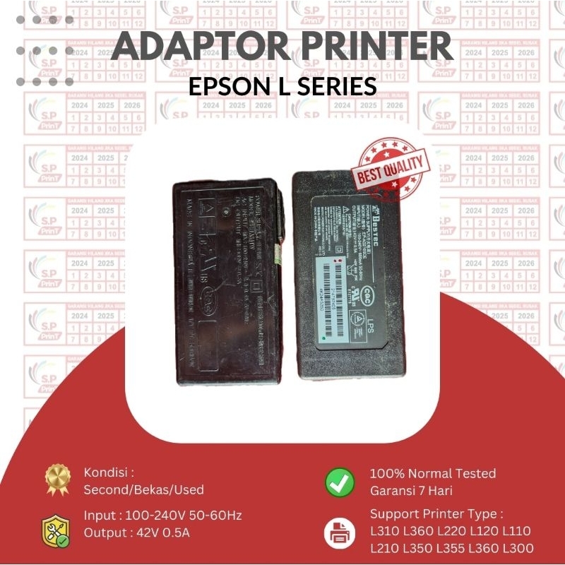 Jual Adaptor Printer EPSON L Original Copotan Printer Used Bekas Pakai Normal L110 L120 L210