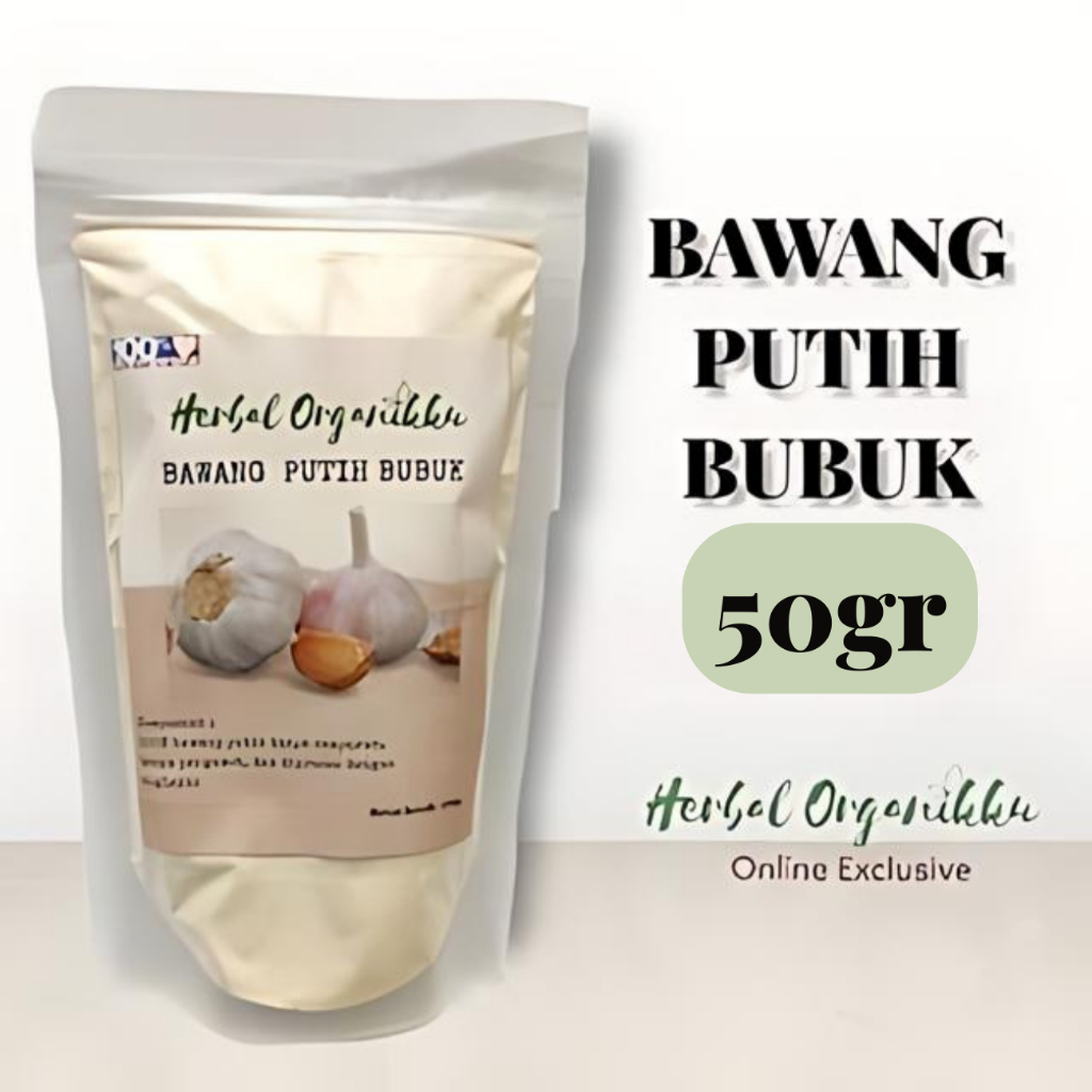 Jual Bawang Putih Bubuk 25 & 50gr | Garlic Powder Aroma Super Strong ...