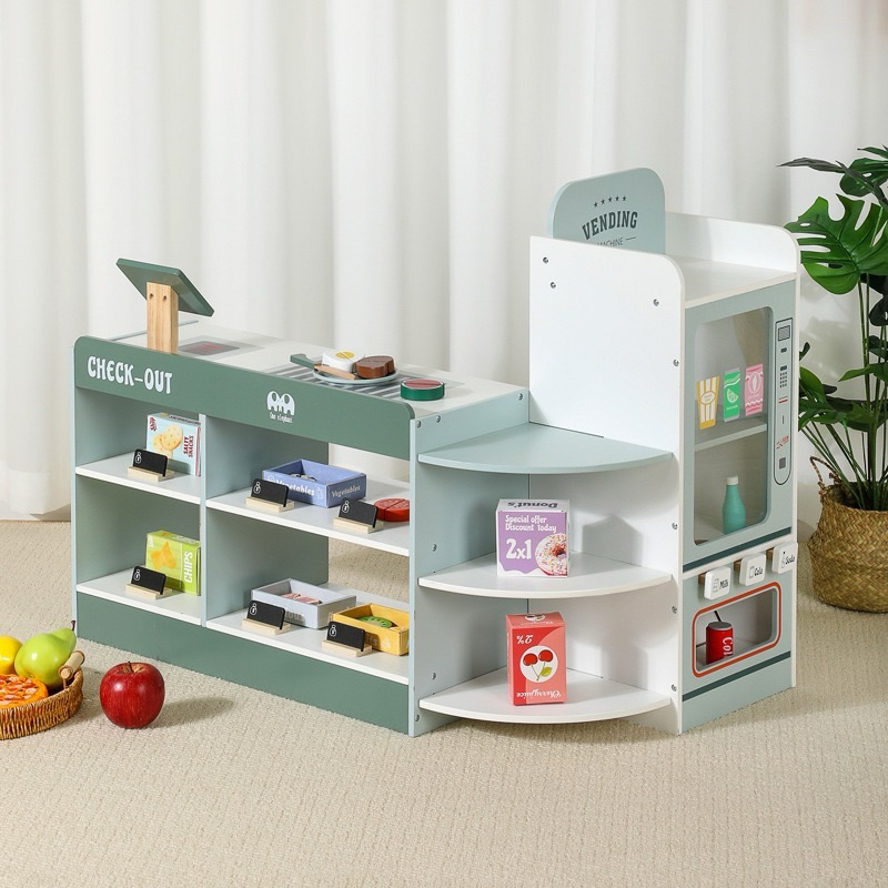 Jual [PRE ORDER] Wooden Play House Store Corner-mainan pretend play ...