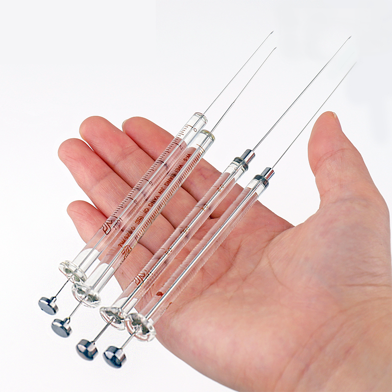 Jual Microliter Syringes Injector Glass 0.5 / 10 / 25 ul Lab For Gas ...