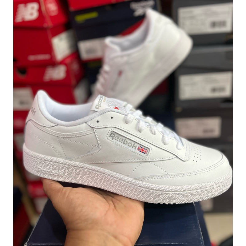 Jual Reebok club C85 Mens 100000154 size 44(28.5cm)(2)-45(29.5cm)(1 ...