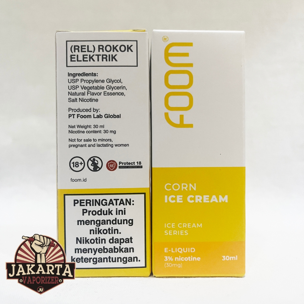 Jual [SALT] MAAD FOOM CORN ICE CREAM SALTNIC 30ML 30MG BY FOOM Shopee Indonesia