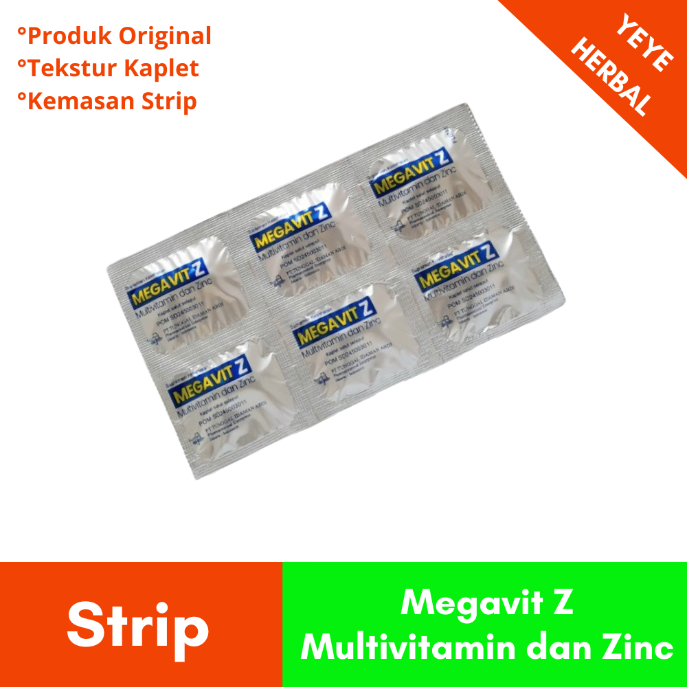 Jual Megavit Z Multivitamin dan Zinc | Shopee Indonesia