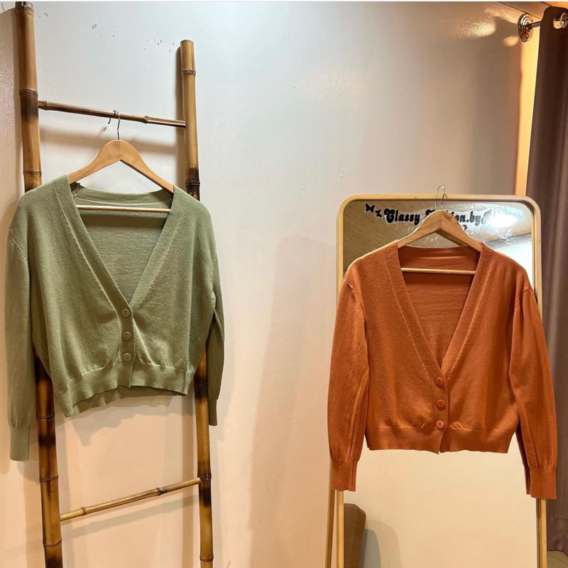 Jual Crop Simple Cardi | Shopee Indonesia