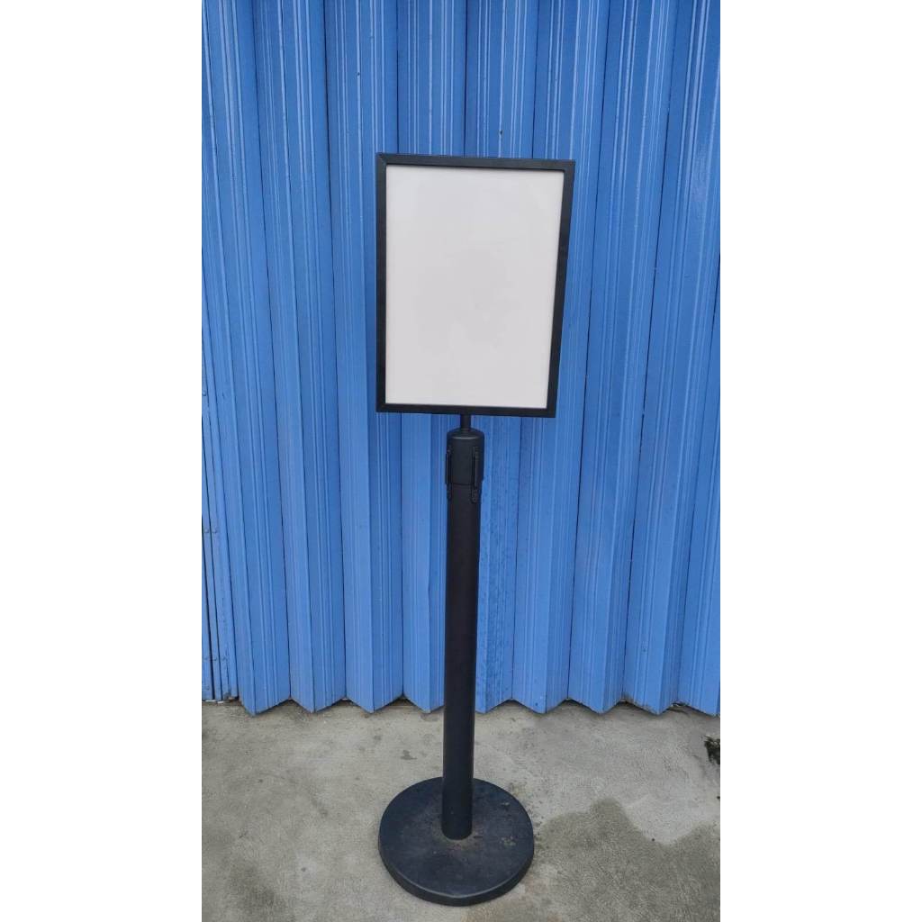 Jual Standing Sign Frame Stainless Papan Tiang Antrian | Shopee Indonesia