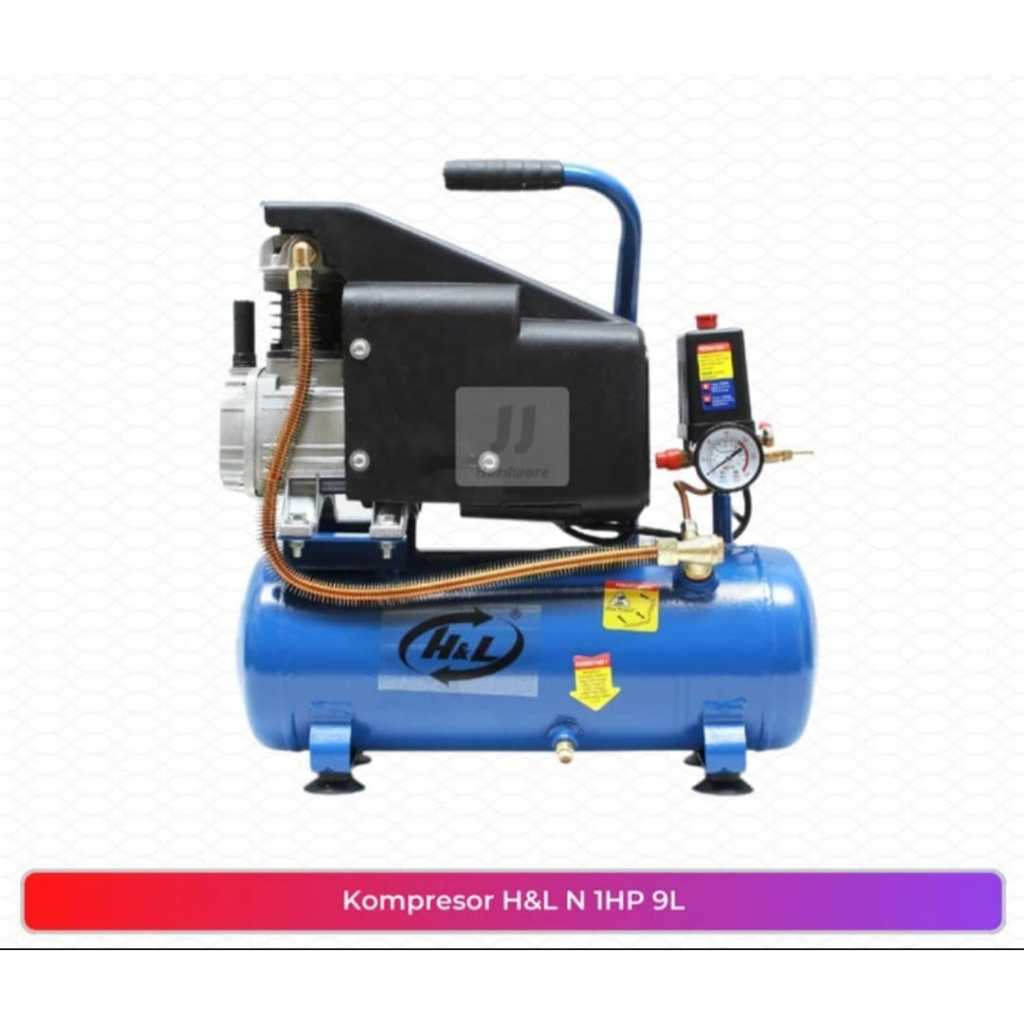 Jual Kompresor H&L N 1HP 9Liter Powertools Batam | Shopee Indonesia