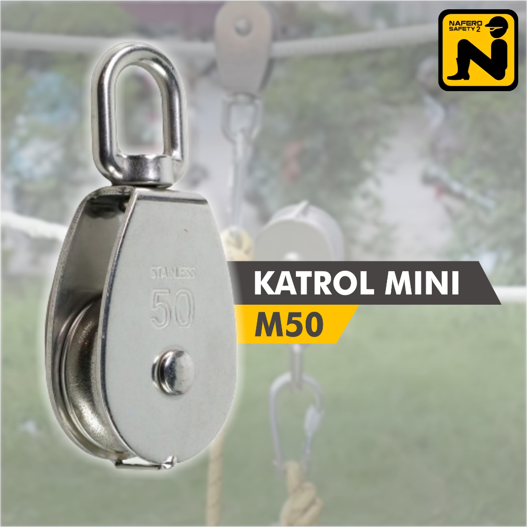 Jual Katrol Kerekan Mini Serbaguna Swivel Pulley Stainless Steel M50 ...