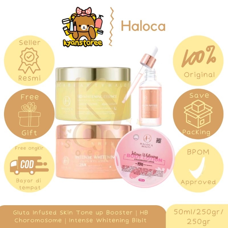 Jual HALOCA BEAUTY INFUSED WHITENING BODY SERUM / HALOCA BEAUTY BODY ...