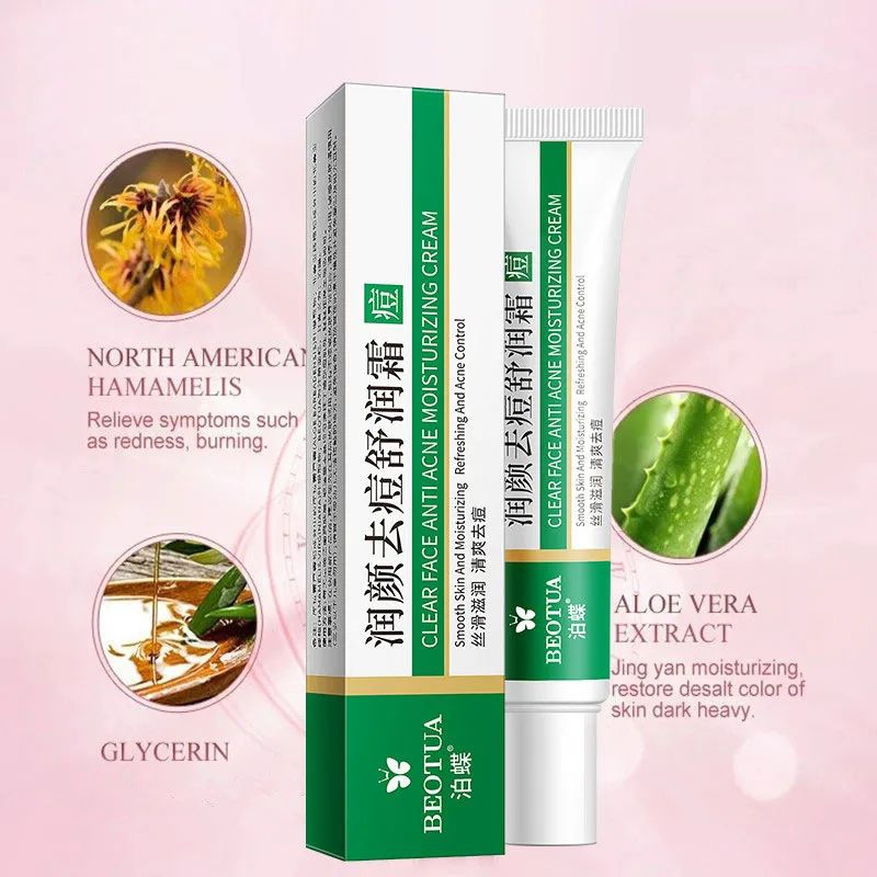 Jual Beotua Clear Face Anti Acne Moisturizing Cream 20gr | Shopee Indonesia