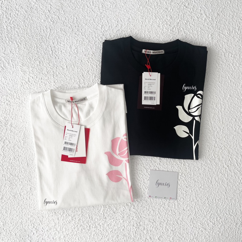 【Mardi Mercredi】OVERSIZED TSHIRT UNE ROSE Mardi Mercredi OVERSIZED TSHIRT UNE ROSE - kakaofriends香港