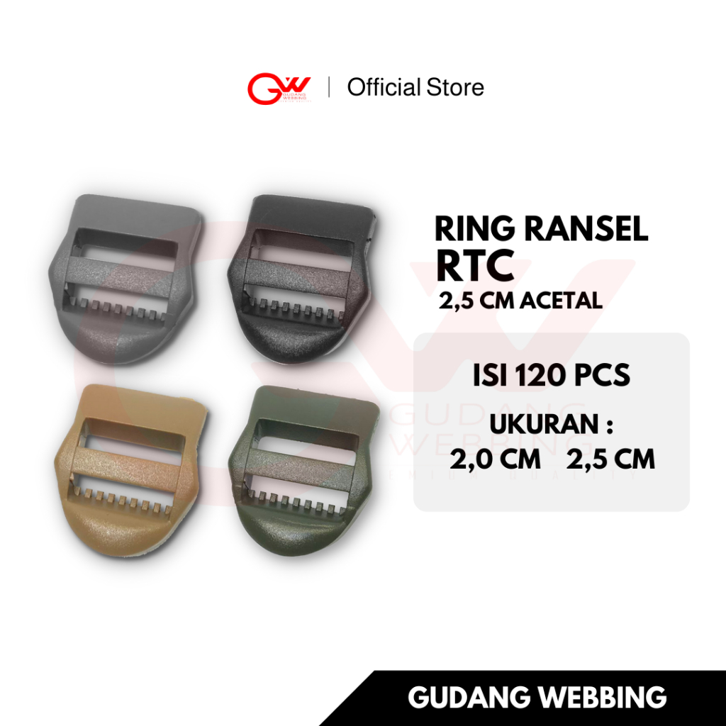 Jual RING RANSEL 2,5 CM / RING TANGGA / RTC 2,5 CM ACT - ECERAN