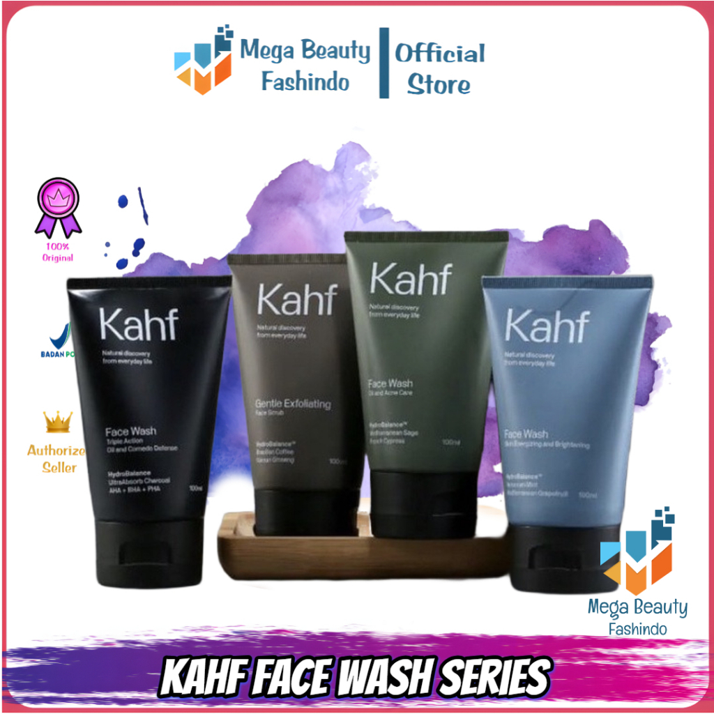 Jual Kahf Face Wash Series Gentle Exfoliating Face Scrub Skin