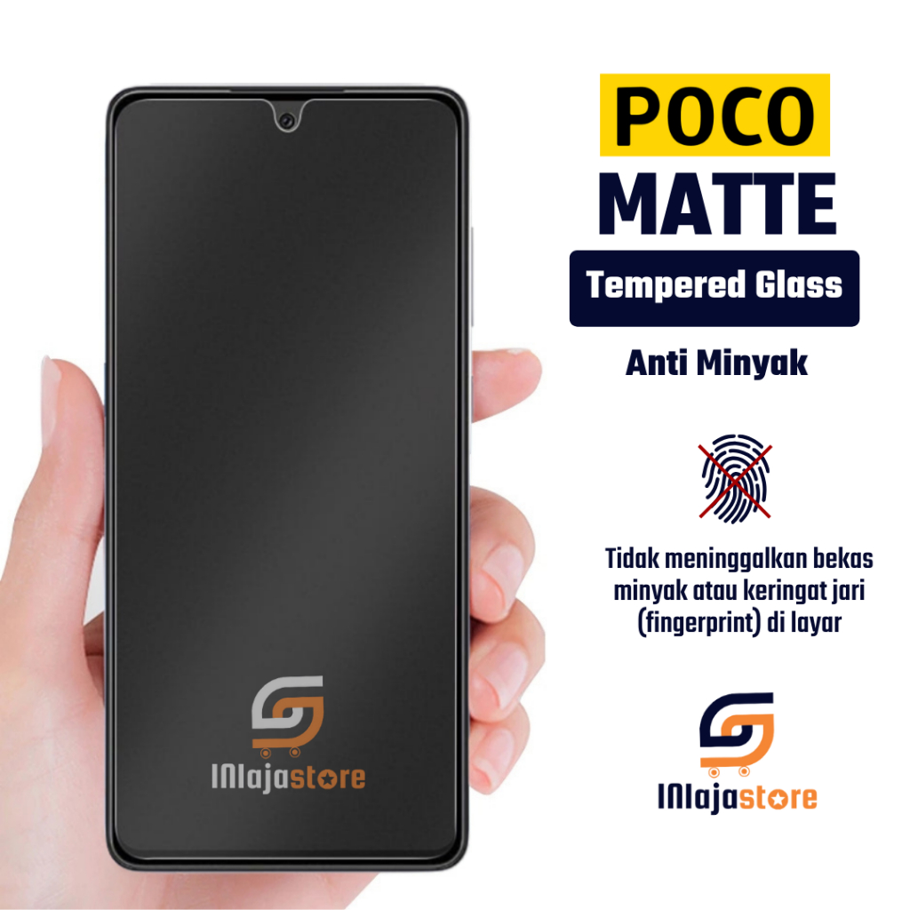 Jual Matte Glass Full Layar Xiaomi Poco C85 C81 Pro C75 C71 C65 F7 5G ...