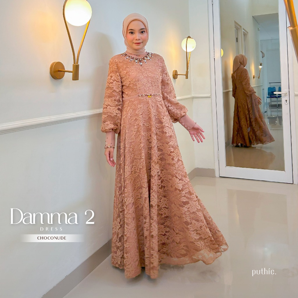 Jual PUTHIC DRESS READY STOCK- DAMMA 2 DRESS -OOTD KONDANGAN - OOTD ...