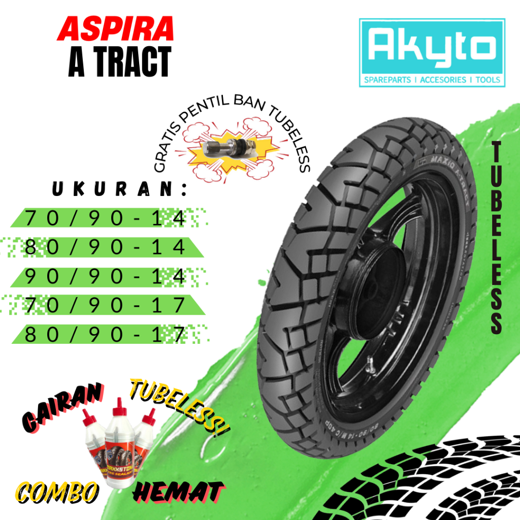 harga ban tubeless aspira ring 17
