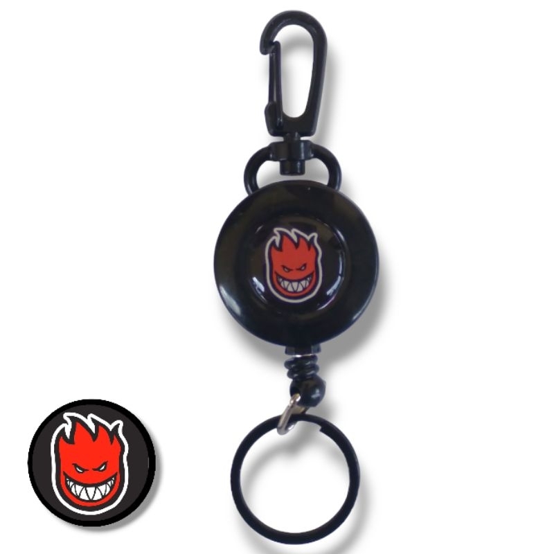 Jual Keychain Gantungan Kunci Retractable Logo SPITFIRE | Shopee Indonesia