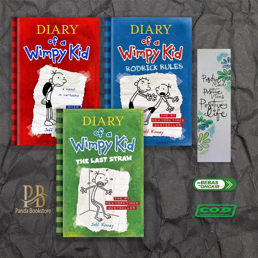 Jual Diary of a Wimpy Kid (18 book series) by Jeff Kinney (English ...