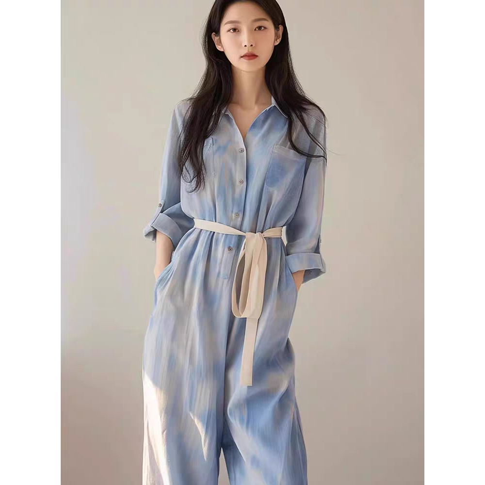 Jual Tie Dye Jumpsuit Wanita | Blue Set | New Design | Original By ...