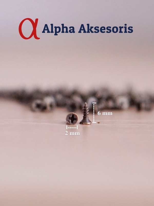 Jual Sekrup baut mini ukuran 2x6 mm untuk semua produk kami per pack ...