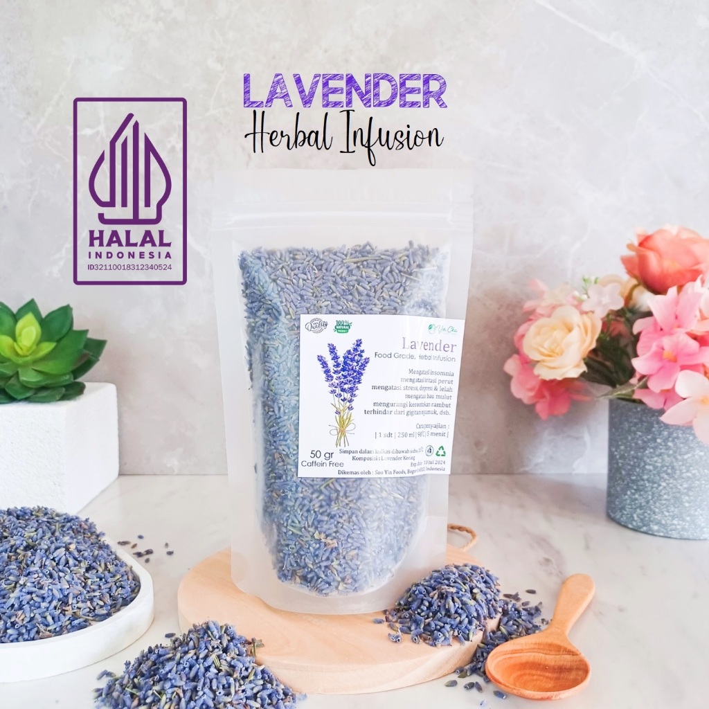 Jual Lavender Buds Flower Tea 50 Gr | Shopee Indonesia