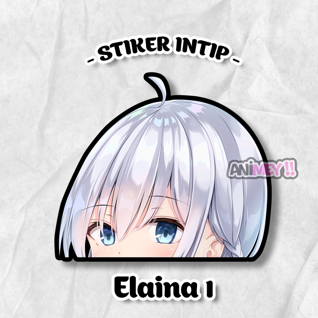 Jual Stiker Intip Elaina Maju No Tabi Tabi / Sticker Anime Waterproof ...
