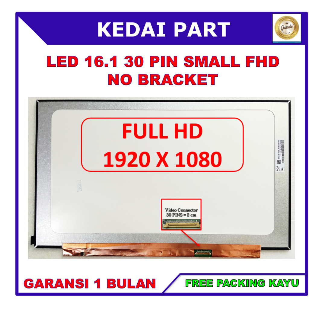 Pantalla Led De 16.1" Para Portátil Nv161fhm-n41 Fhd 30 Pines Con - Foto 13