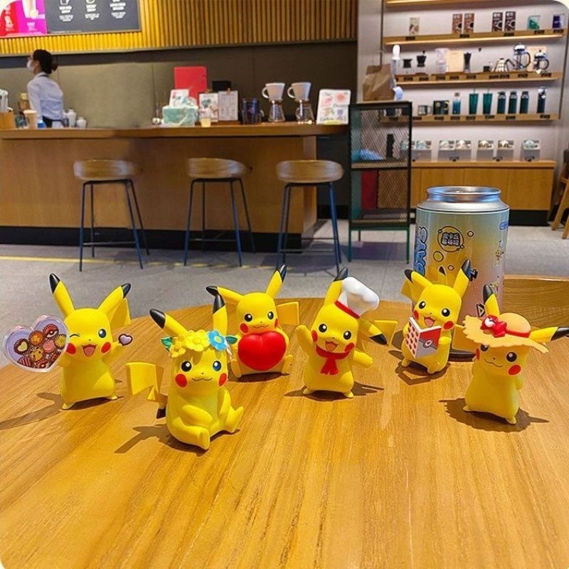 Jual blind box Pokemon blindbox Pikachu Figure Blind Box mini so Doll