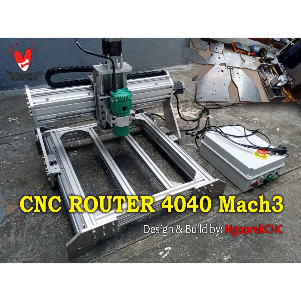 Jual CNC Router 4040 Mach3 Full Allumunium Siap Pakai | Shopee Indonesia