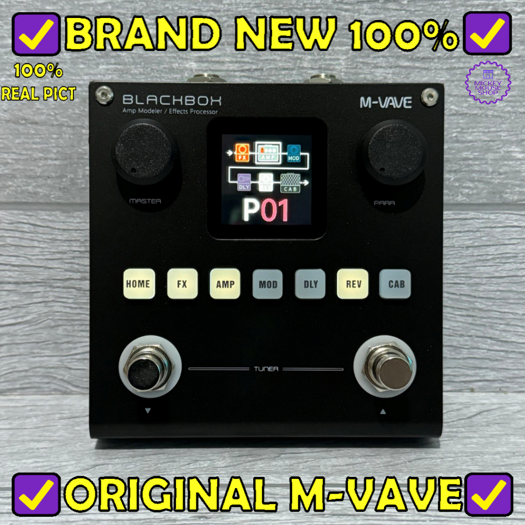 Jual Efek Gitar M-vave Blackbox Amp Modeler Effects Processor Multi 