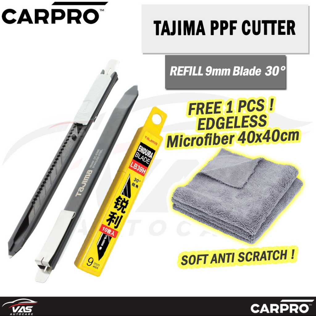 Jual Tajima Utility Knife PPF Cutter 30° 9mm Blade Refill | Shopee ...