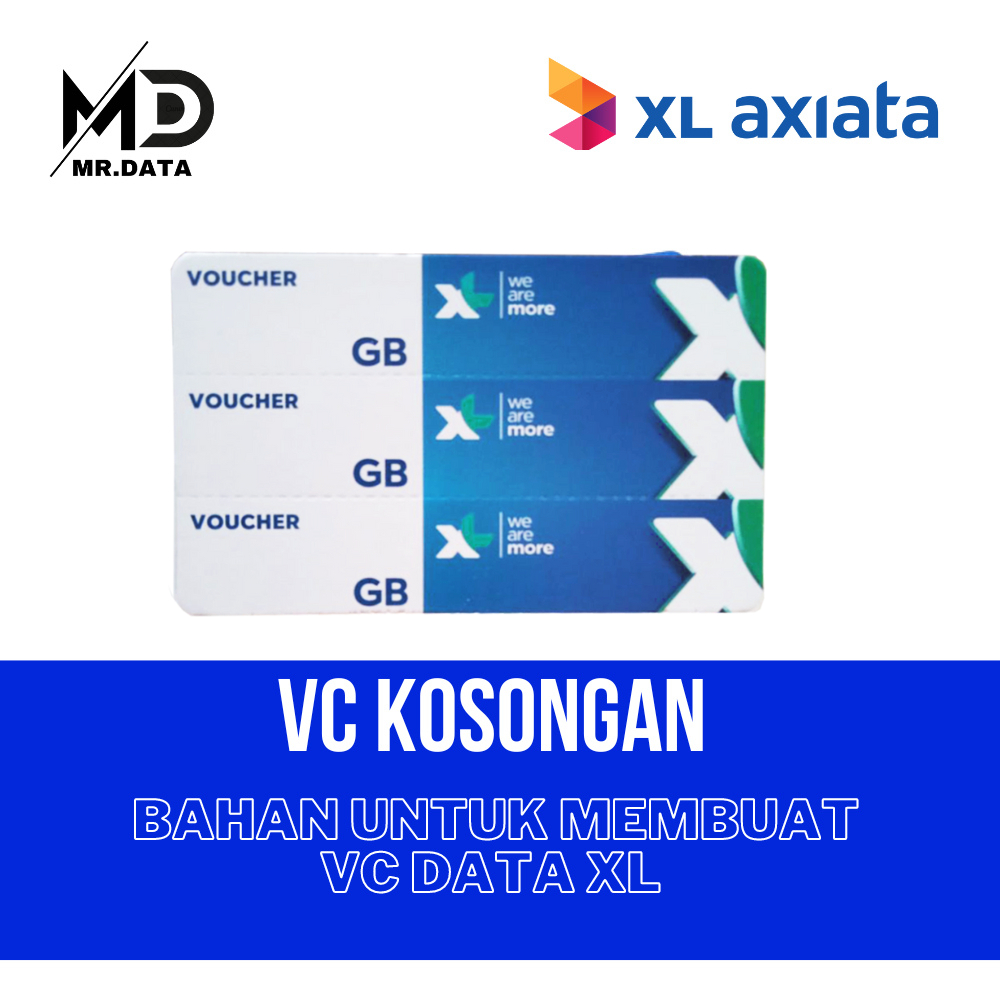 Jual Voucher Kosongan XL(Bahan Voucher Data) | Shopee Indonesia