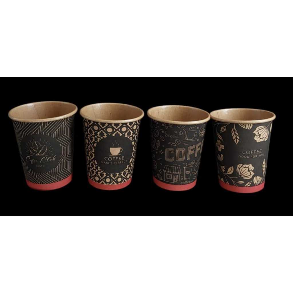 Jual Paper Cup Kopi-Kraft : 6,5 / 8 oz oz= HARGA /1000 pcs | Shopee ...