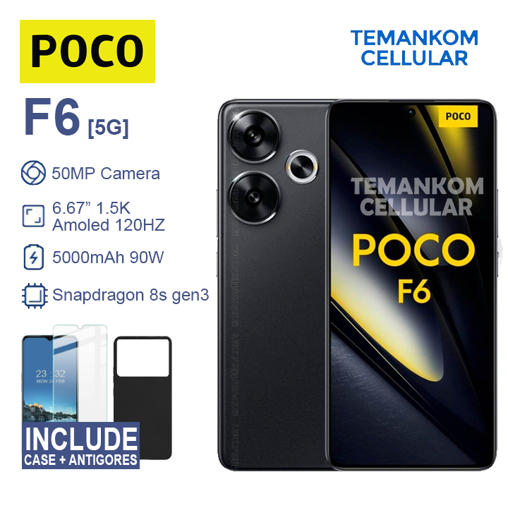 Jual Poco F6 5G 20GB RAM 12 8 extend Ram 12 512 512GB Pontianak Baru Garansi RESMI Shopee Indonesia