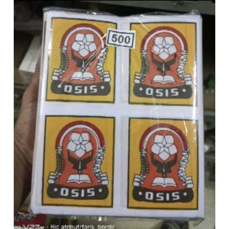 Jual BET LOGO LAMBANG OSIS SMP SABLON TERMURAH ISI 100PC | Shopee Indonesia