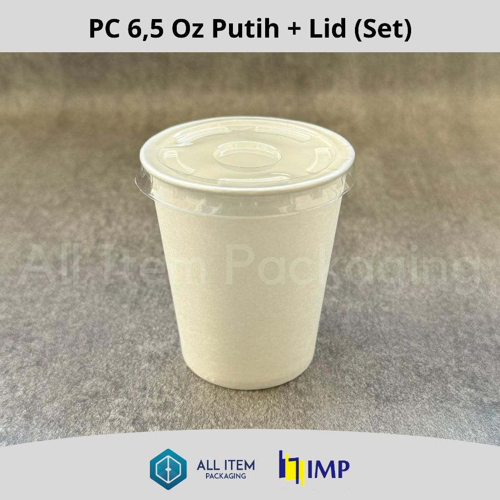Jual Paper Cup 6,5 Oz IMP / Papercup Tester / Gelas Kertas Kopi Jasuke ...