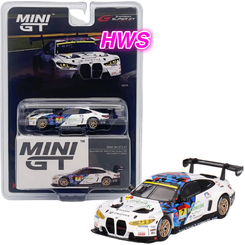 Jual MINI GT 691 BLISTER BMW M4 GT3 #7 Studie BMW M4 BMW M Team Studie ...