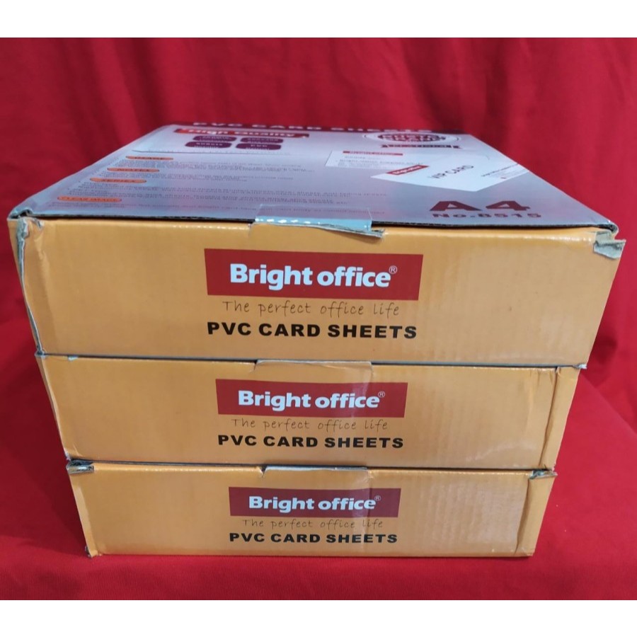 Jual bahan pvc id card isi 50 sheet shopee indonesia