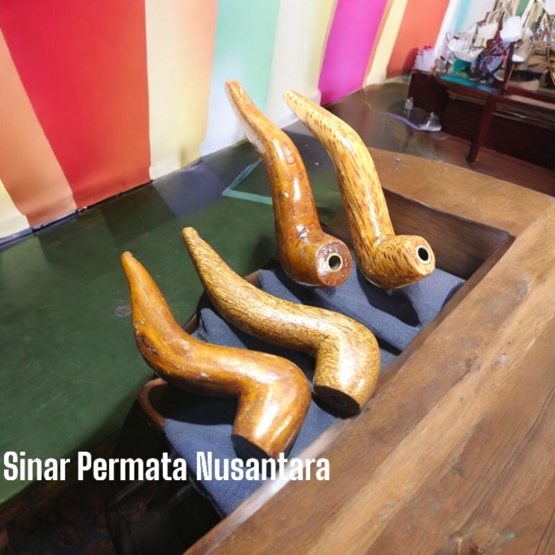 Jual Once pipa rokok model cangklong bahan kayu kelapa rasa gurih dan ...