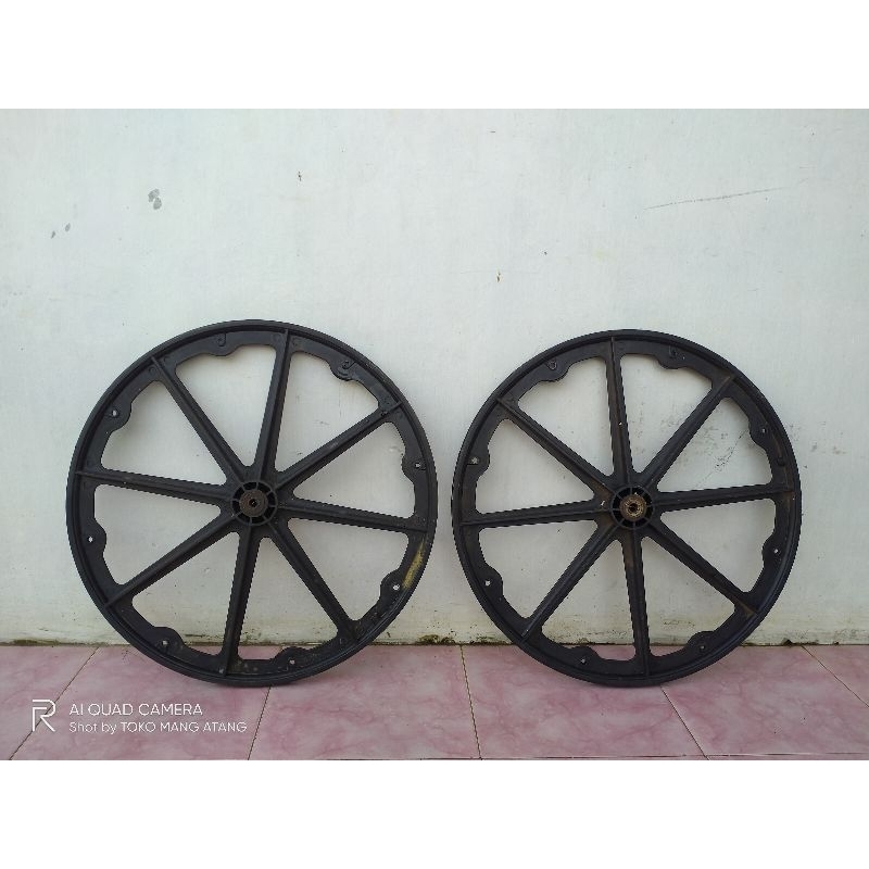Jual Velg Palang Kipas Sepeda Roda 24 INCH bahan plastik fiber Langka ...